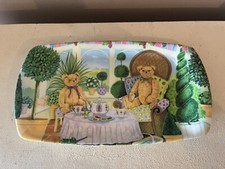 Vintage Wilscombe Somerset Small Sandwich Tray Teddy Bear