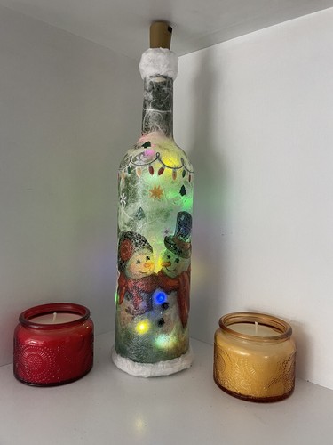 Christmas lamp bottle - lamp,