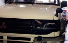 Pajero/shogun Mk2 Headlight Cover Guards Deflectors Tints 2.5,2.8,3.0, Swb Lwb