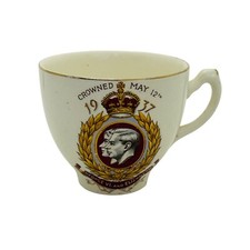 Vintage Mintons George VI and Elizabeth Coronation 1937 Teacup Tea Cup Royalty