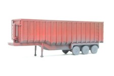RED SCRAP LORRY TRAILER PAINTED WEATHERED MODEL OO GAUGE 1/76 C11 LOT 2