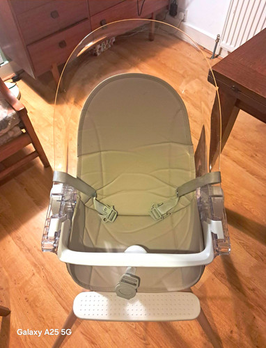 White 360 baby high - white, chair
