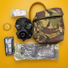 REAL British S10 mask 1992 dated with extras - SIZE 2