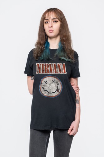 Nirvana shirt distressed - nirvana, t