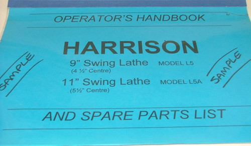 Harrison lathe l5 - 9",