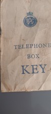 AA Telephone Box Key. Still In Envelope. Never Been Opened.