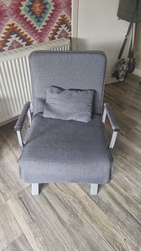 Single grey chair - single,