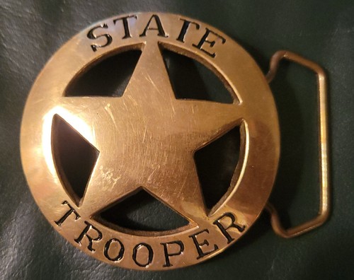 Belt buckle state trooper - belt,