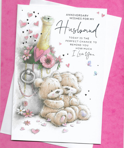 Husband anniversary card - husband,