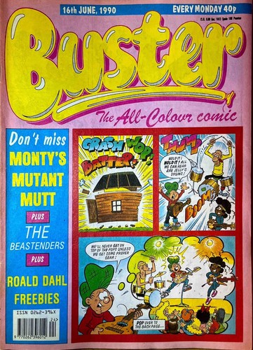 Buster comic vintage 1990s - buster,
