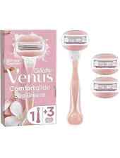 Gillette Venus ComfortGlide Spa Breeze 2-in-1 Razor for Women + 3 Refill Blades