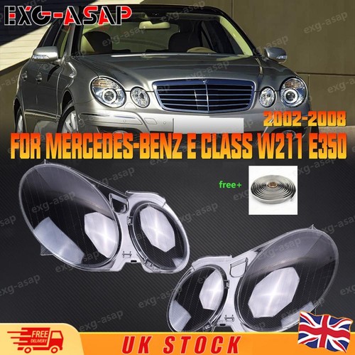2pcs front headlight lens - 2pcs,