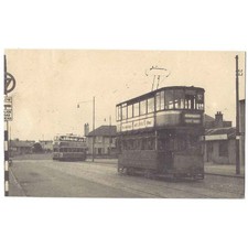 BISHOPBRIGGS No 32 Tram to Bishopbriggs, Old Postcard, Unused