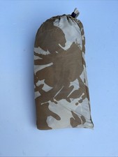 British Army Issue Basha / Shelter Desert  DPM + Stuff Sack Military Bushcraft