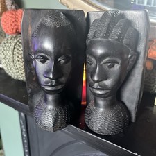 Vintage Heavy Dark Wood Hand