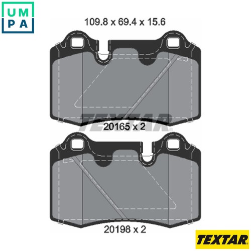 Brake pad set disc - pad,