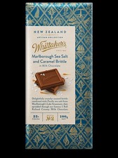 Artisan Whittaker's Marlborough Sea Salt and Caramel Brittle Chocolate 100g 