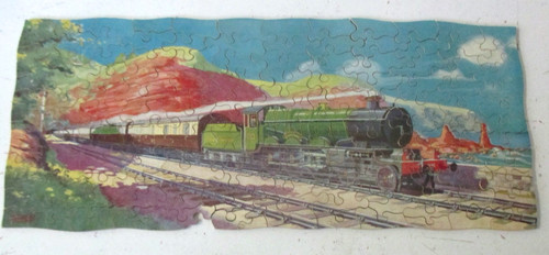 Vintage gwr wooden jigsaw - vintage,