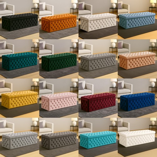Lux chesterfield ottoman - lux,