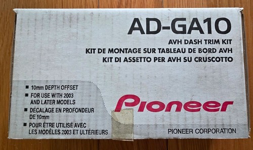 Pioneer ga10 avh - avh, trims
