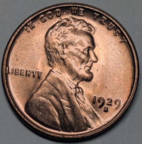 1929 lincoln cent bu - 1929-s,