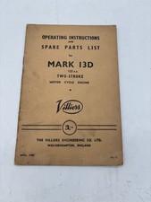 Villiers Motorcycle Mark 13D