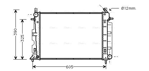 Sb2026 ava radiator - radiator, saab
