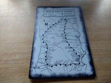 Isle of Man TT Souvenir Wall Sign / Plaque - Course Map