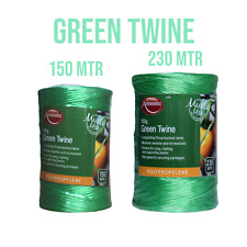 Garden Twine String Polypropylene Heavy Duty Strong Green Weatherproof Reusable