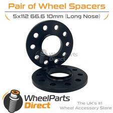 Wheel Spacers (2) Black 5x112