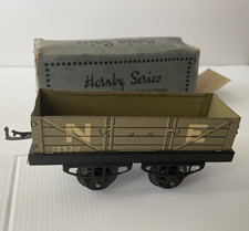 Original Antique Hornby Series O Gauge N.E. Open M1 Wagon Boxed