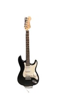 Elevation black electric guitar full size Stratocaster-style electric guitar New