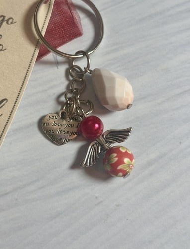 Guardian angel keyring - guardian, •