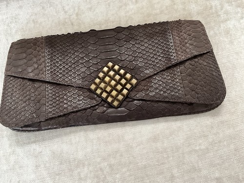 Genuine python skin clutch bag - genuine,