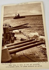 WWII Postcard  The French Blue