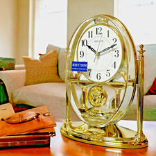 Gold Rhythm Mantel Clock