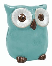Owl Design Ceramic Vase