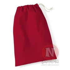 Cotton Drawstring Bag - Laundry storage toys, tidy, nappies craft school PE kit