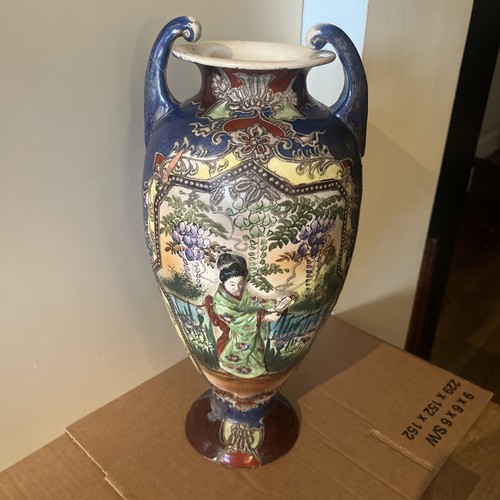 Japanese satsuma vases - japanese,