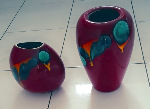 Pair poole pottery - of,
