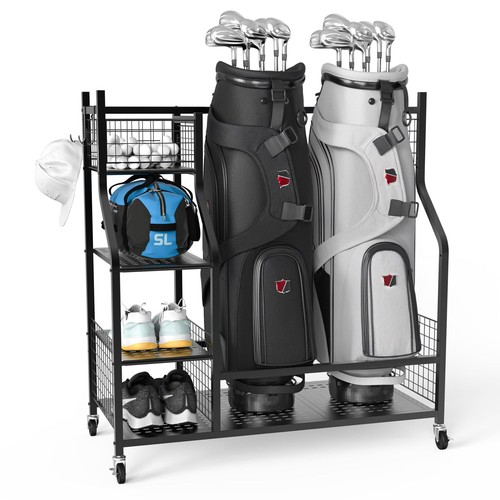 Golf storage garage organizer - storage,