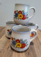 Set X4 Vintage Floral
