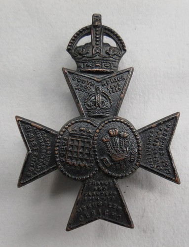 Military blackened cap - cap, badge