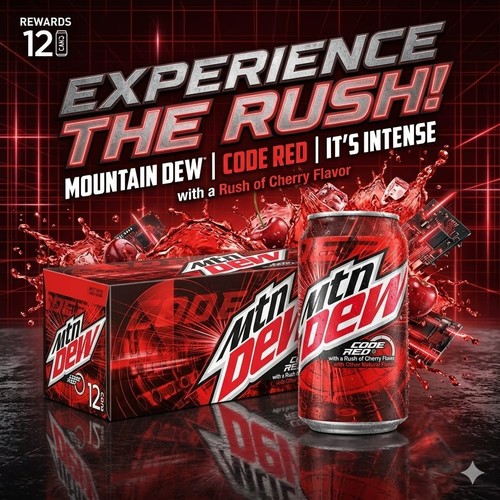 Mountain dew code red - mountain,