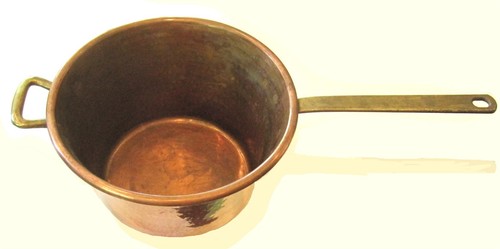 Copper jam pot - copper, polenta)