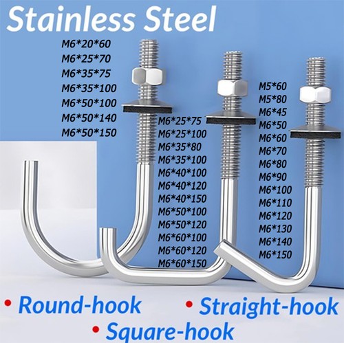 Hook bolts nuts - j,