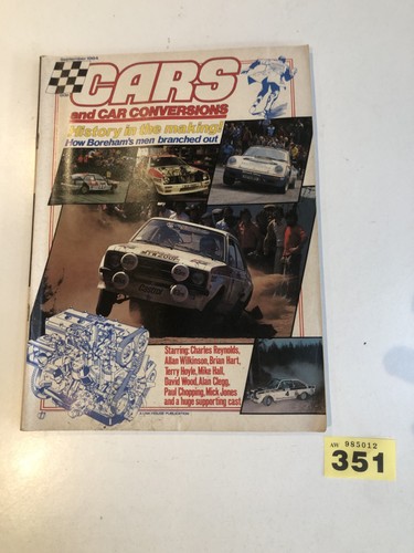 351 cars and - and, car