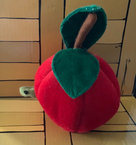 Folkmanis cherry with worm - folkmanis,