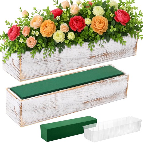 Wooden planter box - box, set