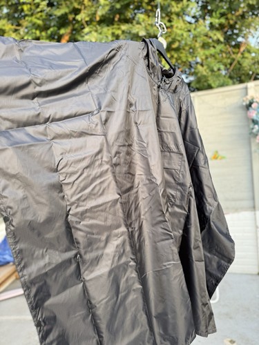 Black waterproof hooded rain - waterproof,